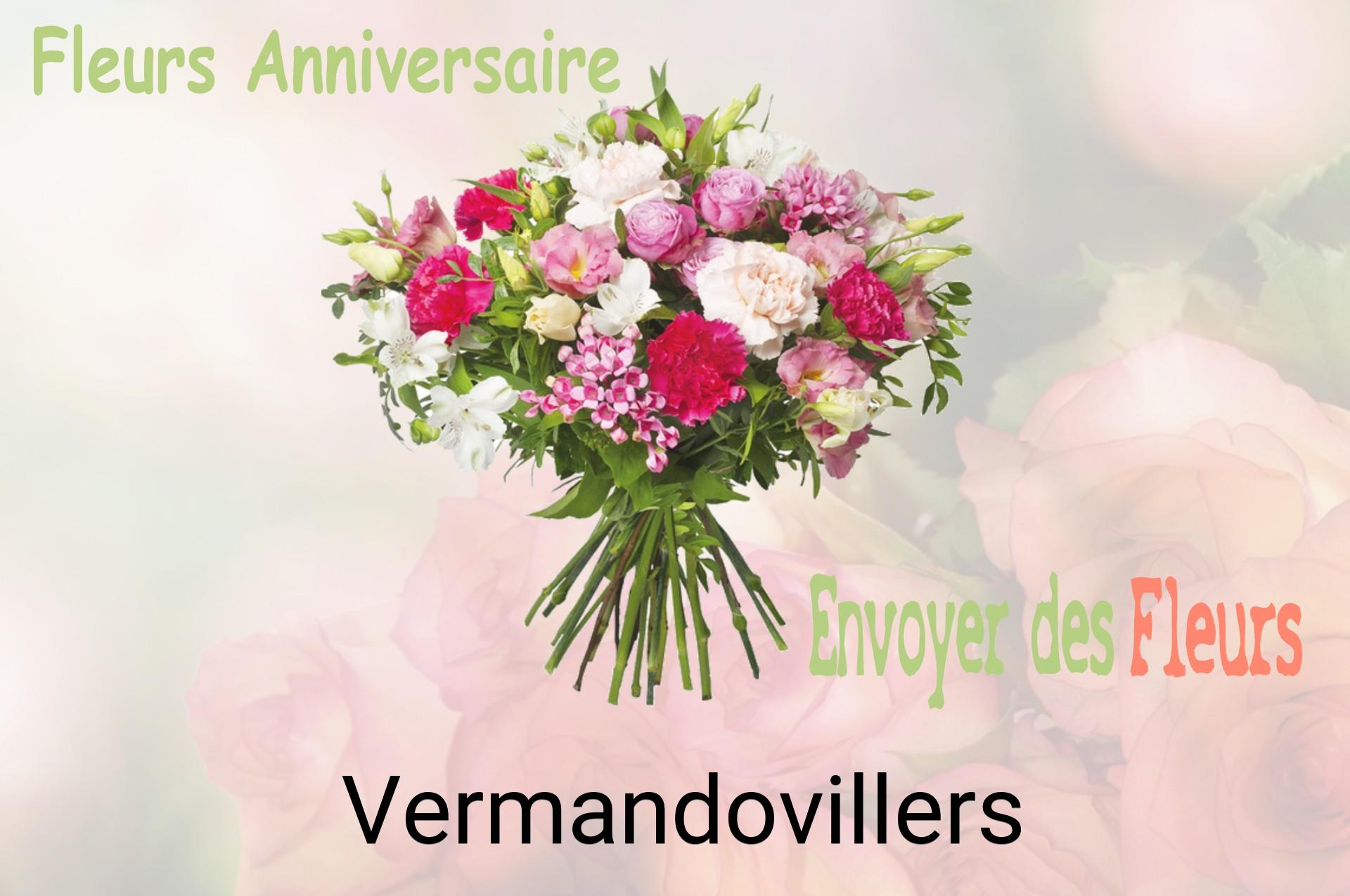 Bouquet de fleurs d’anniversaire livré à Vermandovillers