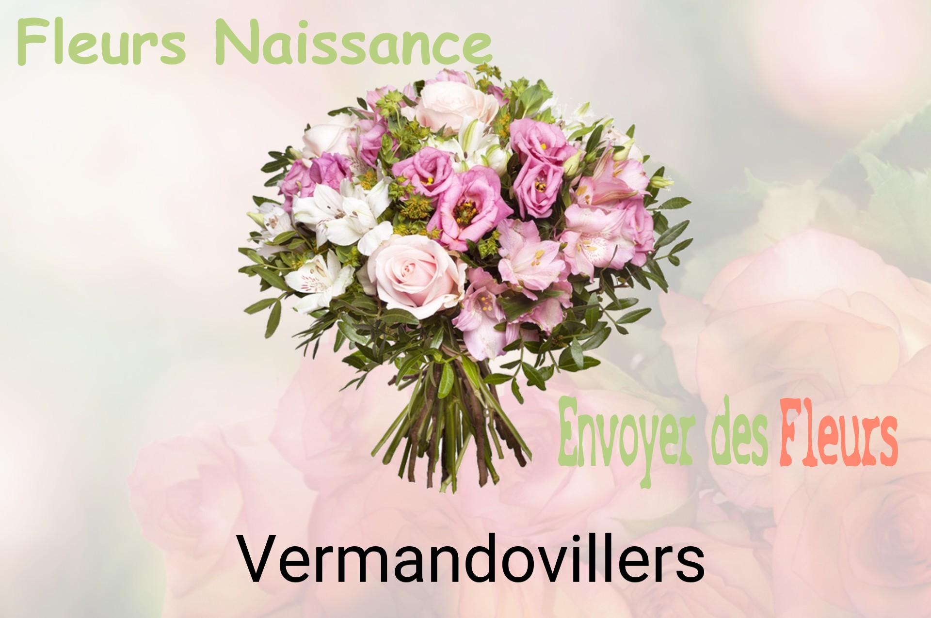 Bouquet de fleurs de naissance livré à Vermandovillers